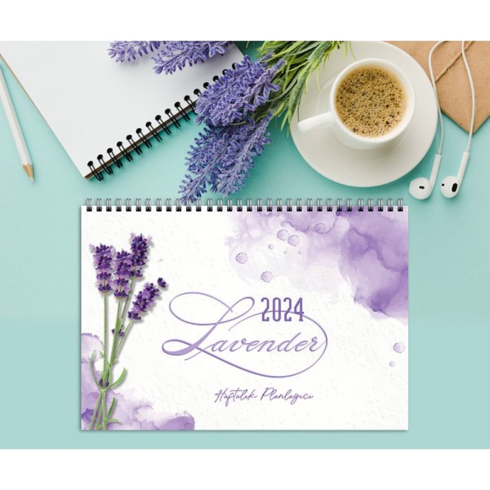 Express Planner 2024 Takvim A4 Ebat 53 Haftalık Planlayıcı Lavender Takvim Fiyatı