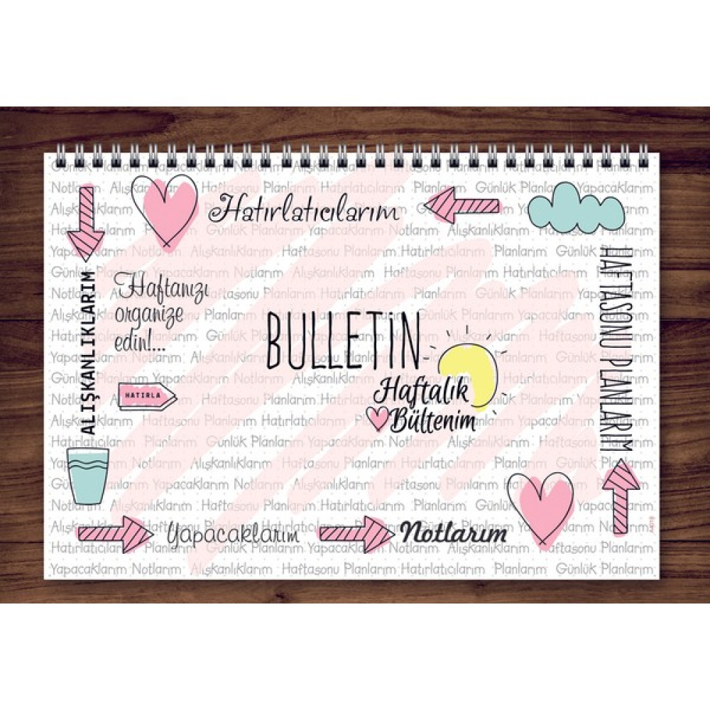 Express Planner A4 Haftalık Planlayıcı Bulletin Ajanda Fiyatı