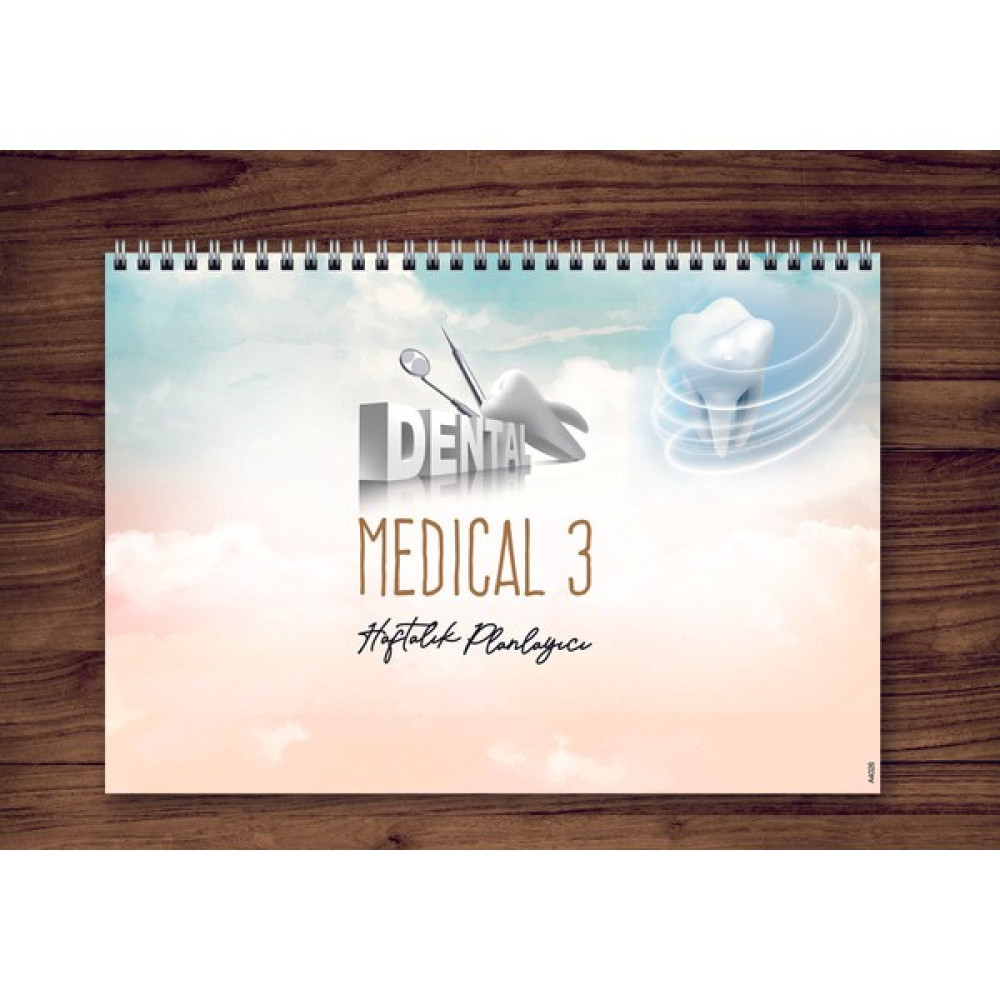 Express Planner A4 Haftalık Planlayıcı Dental Medical 3 Ajanda Fiyatı