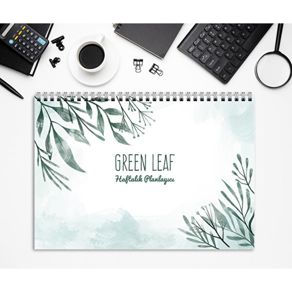 Express Planner A4 Haftalık Planlayıcı Green Leaf Ajanda Fiyatı