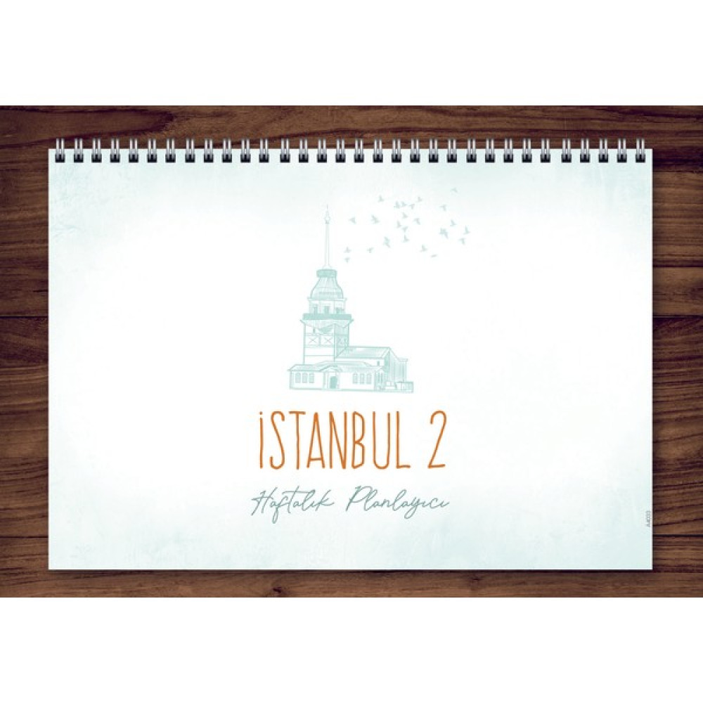 Express Planner A4 Haftalık Planlayıcı Istanbul 2 - Renkli2 - Spiralli Defter Ajanda Fiyatı