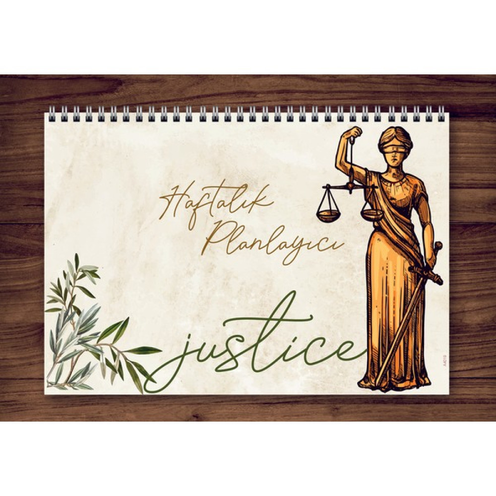 Express Planner A4 Haftalık Planlayıcı Justice Ajanda Fiyatı