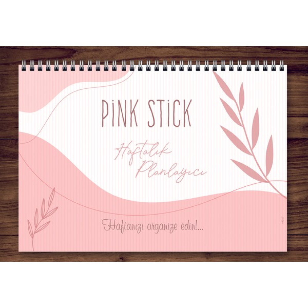 Express Planner A4 Haftalık Planlayıcı Pink Stick Ajanda Fiyatı