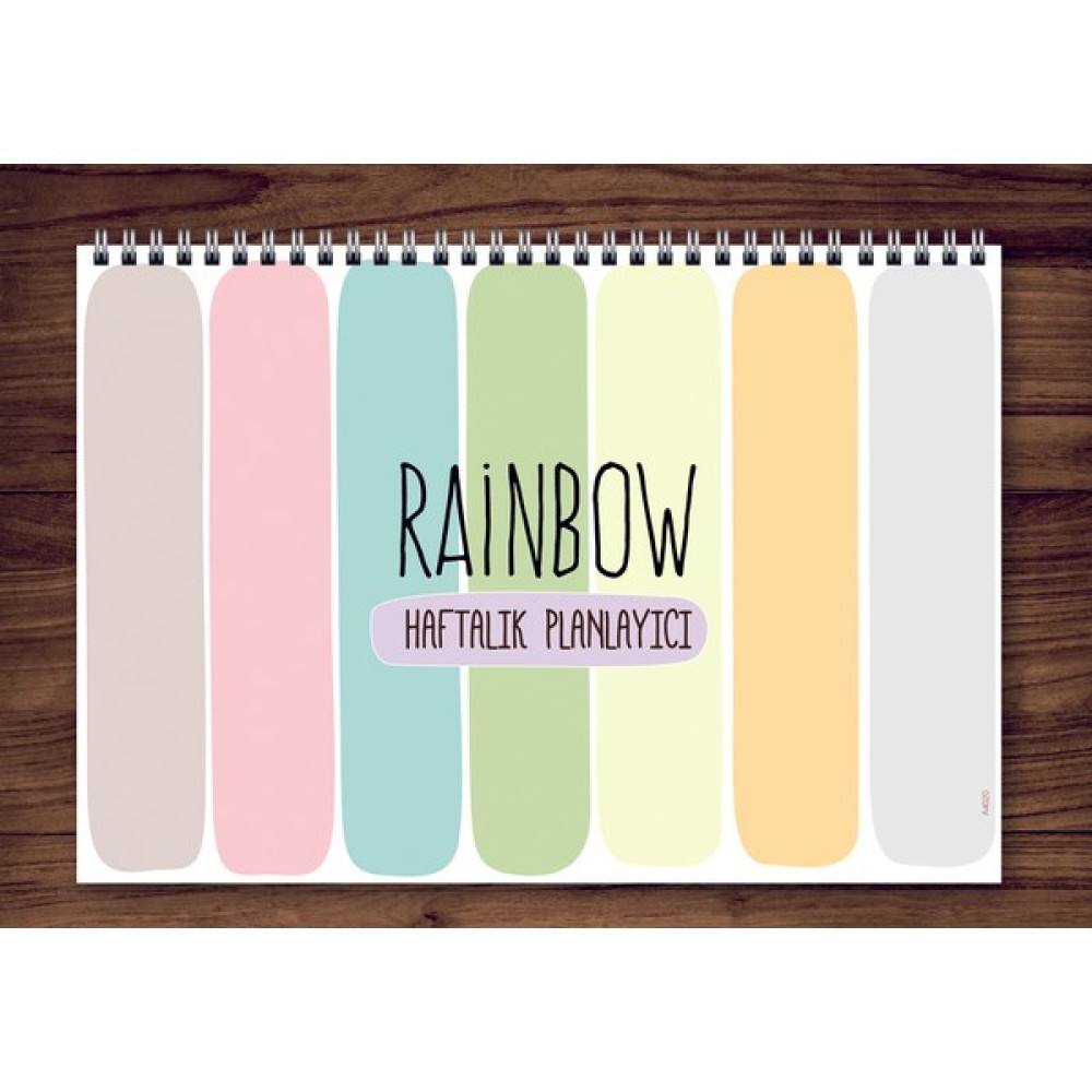 Express Planner A4 Haftalık Planlayıcı Rainbow Ajanda Fiyatı