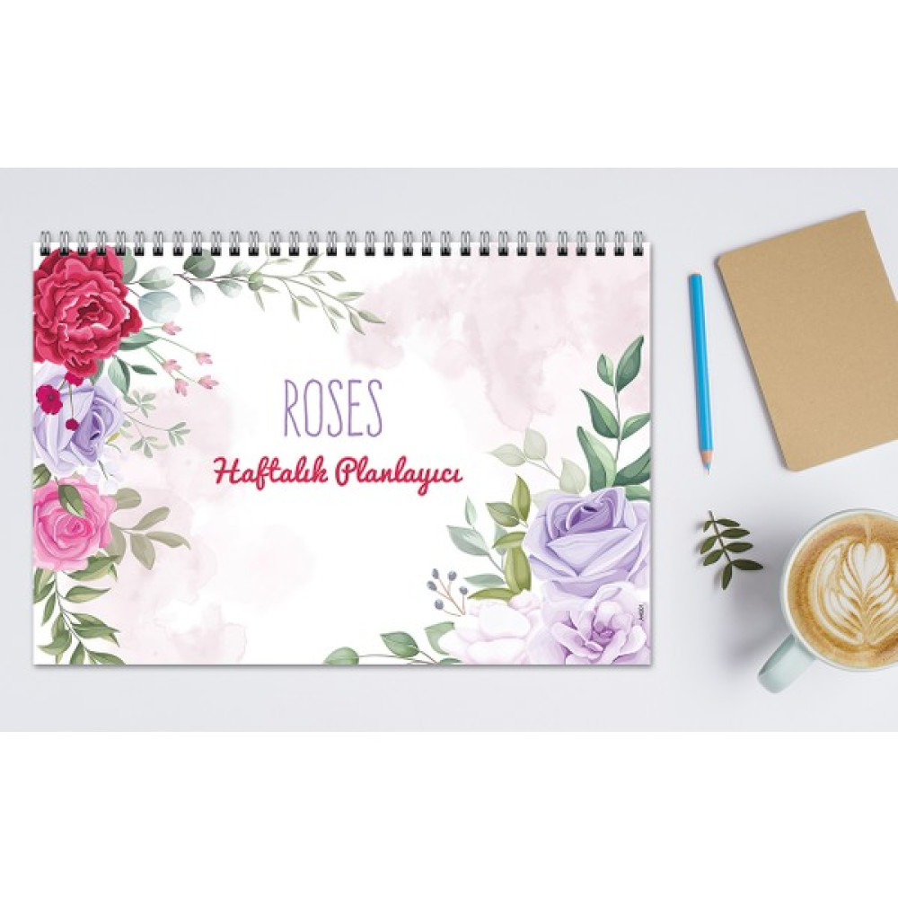 Express Planner A4 Haftalık Planlayıcı Roses Ajanda Fiyatı