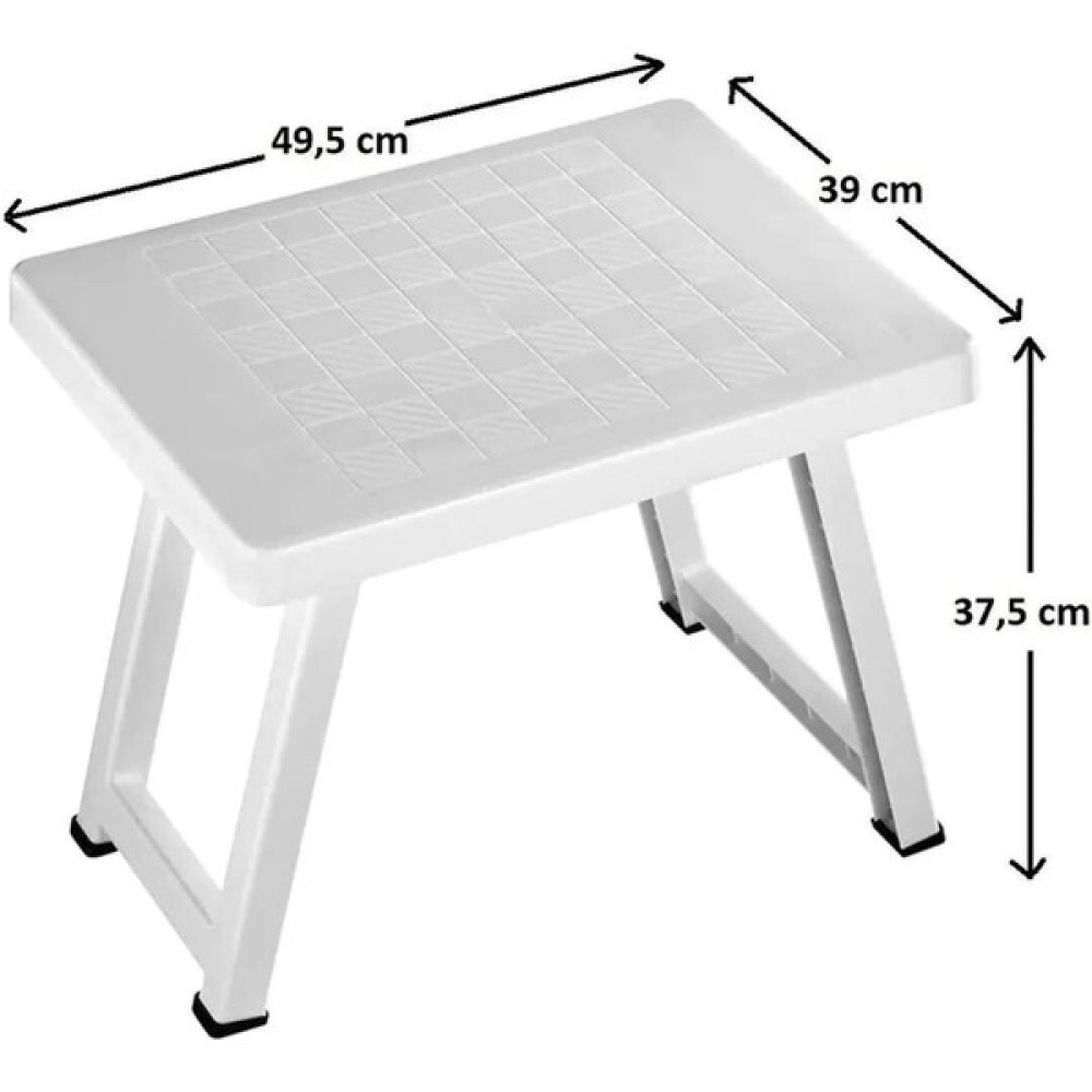 Express Reyon Katlanır Büyük Sehpa 70X50X60 cm Beyaz Kamp Sandalyesi Fiyatı