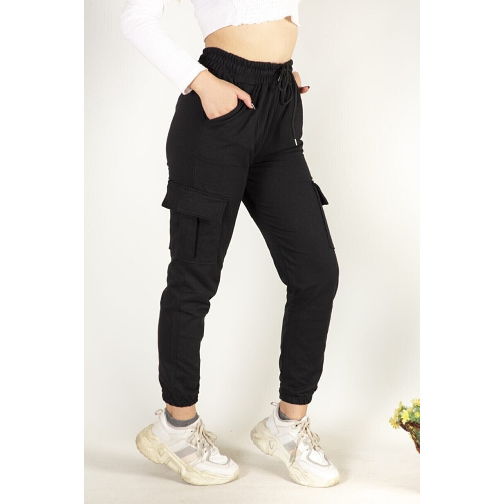 EXSPORT Cepli Unisex Eşofman Altı Siyah M Beden Kadın Eşofman Fiyatı