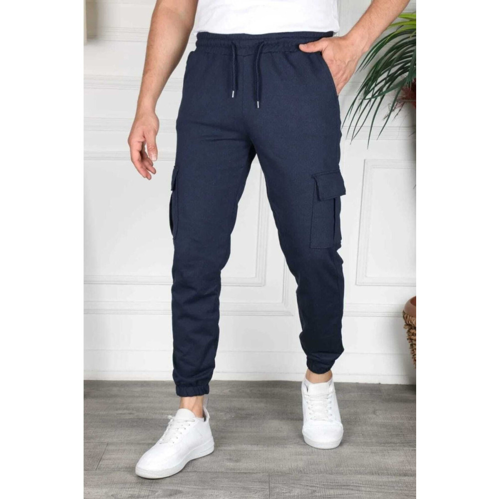 EXSPORT Lacivert Renk Kargo Cep Slim Fit Jogger Alt Eşofman Bfplus1 2XL Beden Kadın Eşofman Fiyatı