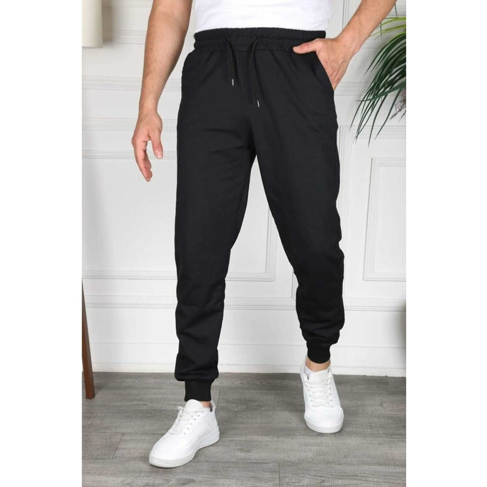 EXSPORT Siyah Renk Erkek Slim Fit Jogger Alt Eşofman L Beden Kadın Eşofman Fiyatı