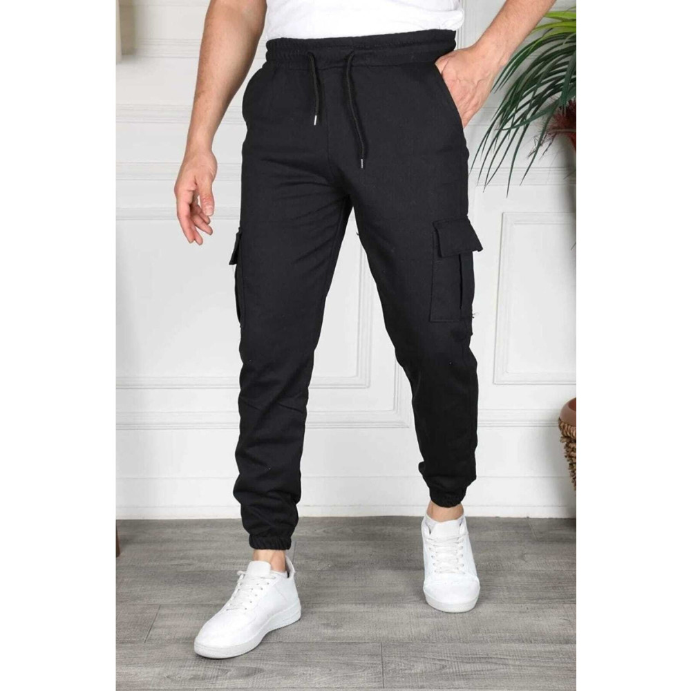 EXSPORT Siyah Renk Kargo Cep Slim Fit Jogger Alt Eşofman Bfplus1 XL Beden Kadın Eşofman Fiyatı