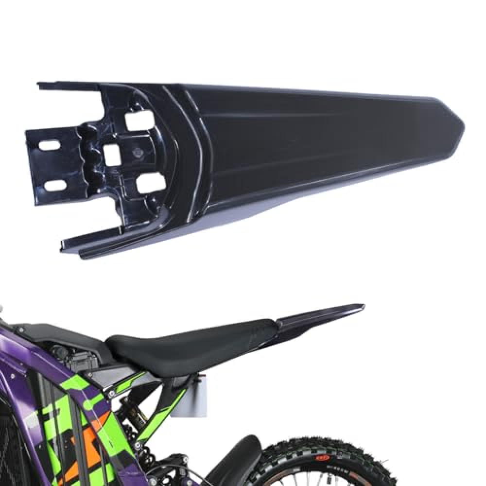 Extended Rear Fender,Longer Tail Guard for Surron Light Bee X/S and Segway X160/X260,Long Back Mudguard for Sur Ron Parts,Imitation Carbon Fiber Suron Accessories,Black