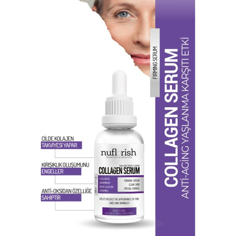 Extra Yoğun Içerikli ve Yaşlanma Karşıtı Collagen Kolajen Serum Anti-Age 30 ml Anti-Aging / Yaşlanma Karşıtı Fiyatı