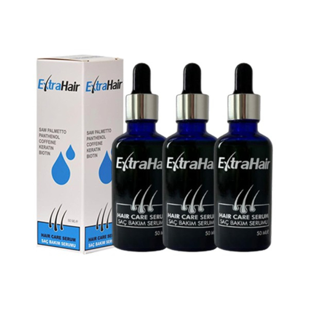 ExtraHair Extra Hair 3'lü Saç Bakım Serumu Saç Bakım Maskeleri & Serumlar & Spreyler Fiyatı
