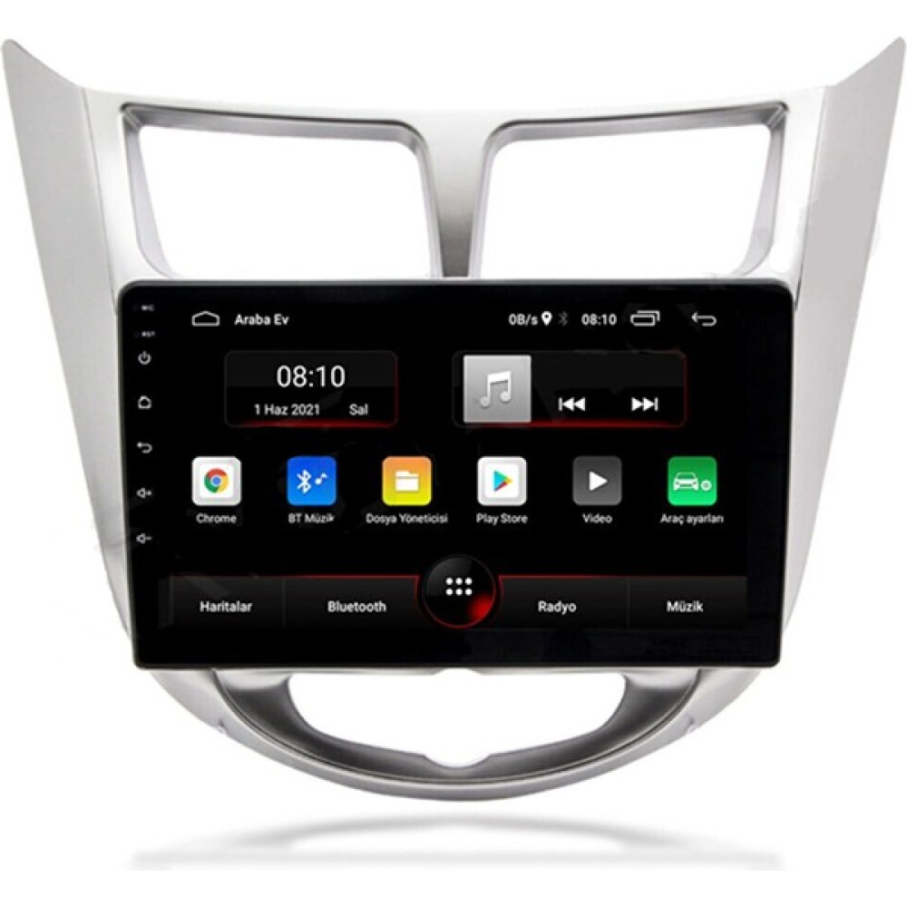 Exvol Hyundai Accent Blue Multimedya 9 Inc Hd IPS Ekran 2GB/32GB Android 10.1 Kamera Hediyeli Oto Görüntü Sistemleri Fiyatı