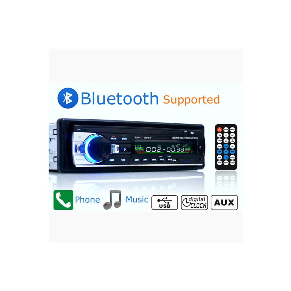 EXVOL Kingwin Araba Oto Teyp Bluetooth Usb 2 Amfi Çıkışlı Ek Sogutmalı Aux Sd 2 Yıl Garantili Oto Teypleri Fiyatı