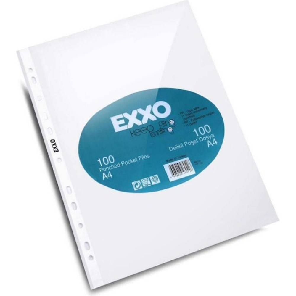 Exxo A4 Poşet Dosya (100 Adet) Dosya Fiyatı