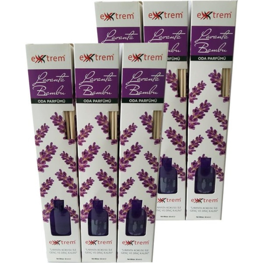 Exxtrem Bambu Çubuklu Oda Kokusu Lavanta 6 x 50 ml Oda Kokusu Fiyatı