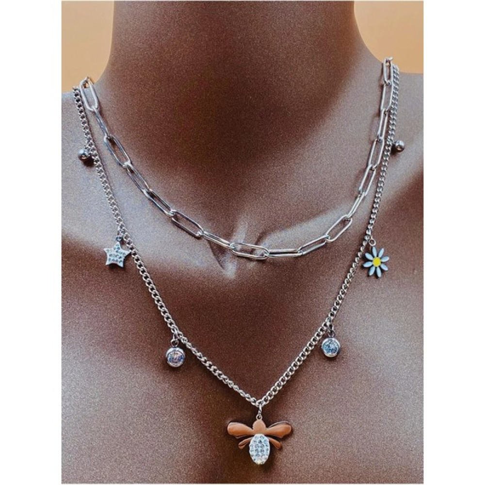 E&Y Accessory Çelik Kolye - Gümüş Altın, Takı & Aksesuar Fiyatı