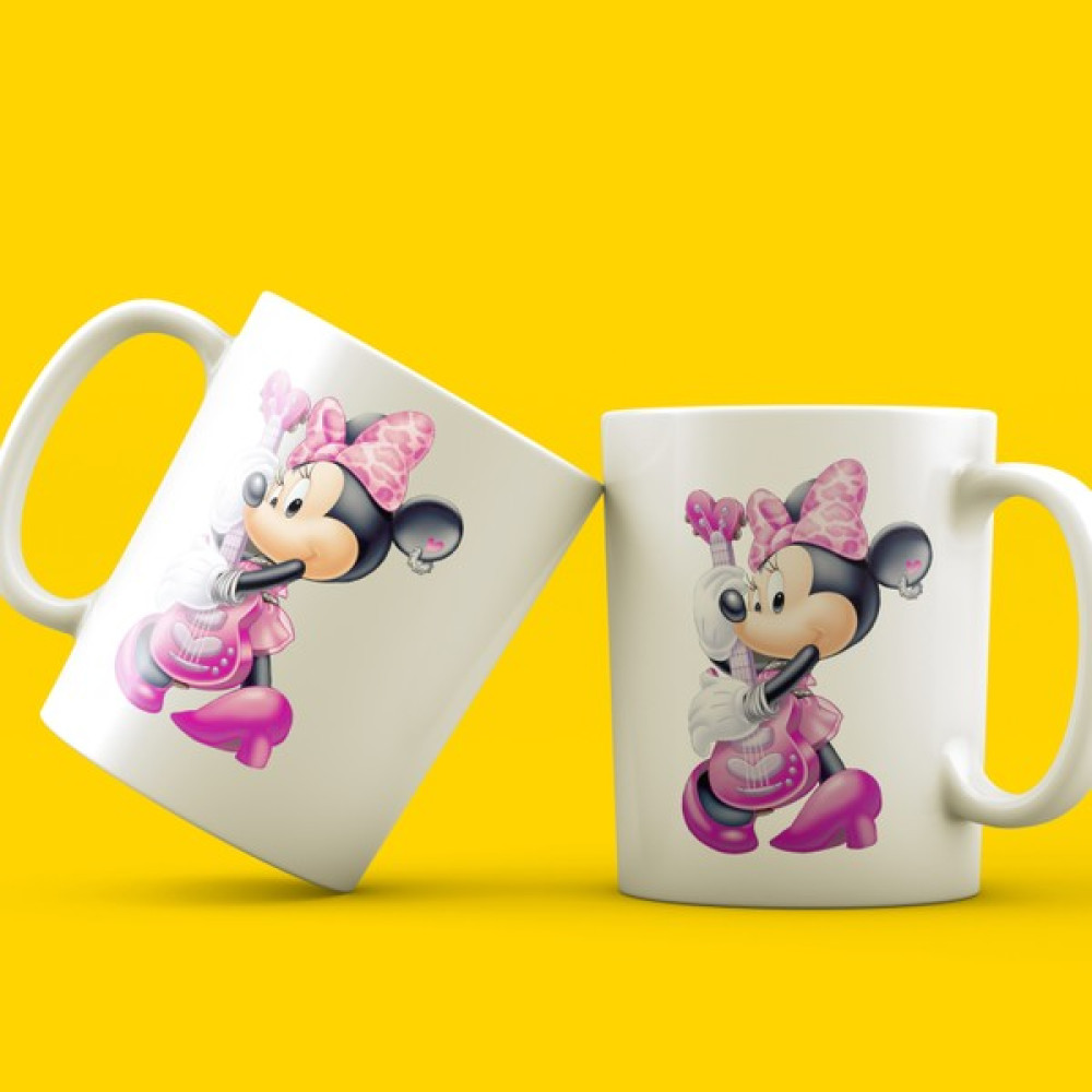 Ey Dijital Mini Mouse Çay Kahve Kupası - 330 ml - 1 Adet - Beyaz Fincan / Bardak / Kahve Takımı Fiyatı