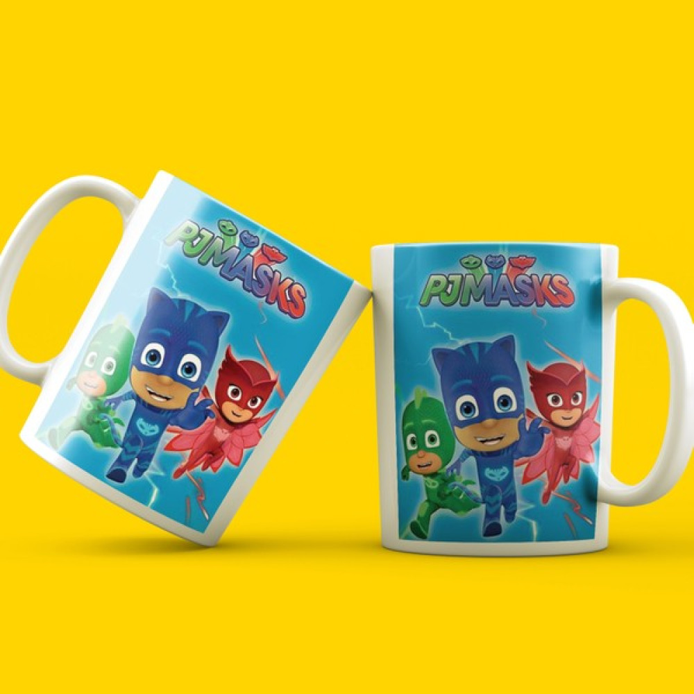 Ey Dijital Pj Masks Pj Maskeliler Çay Kahve Kupası - 1 Adet - Beyaz - 330 ml Fincan / Bardak / Kahve Takımı Fiyatı
