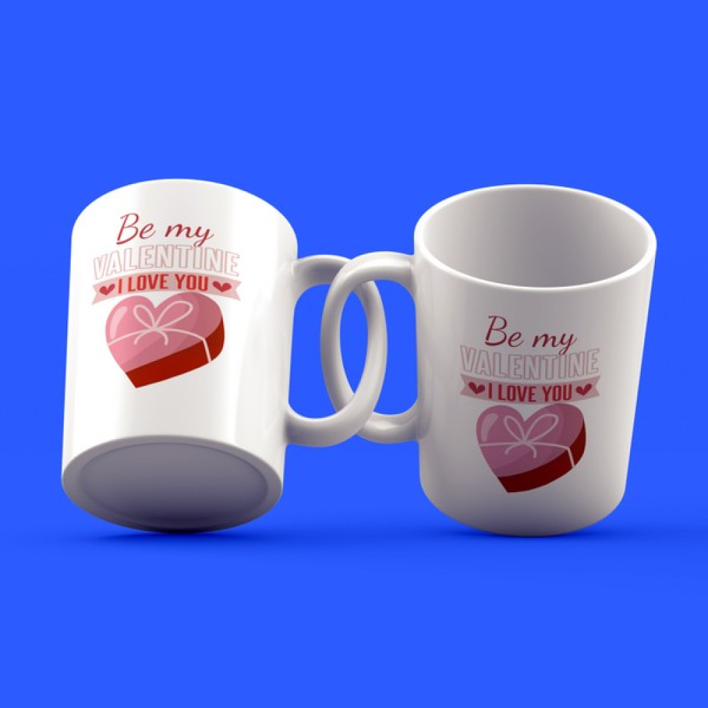 Ey Dijital Sevgililer Günü Tasarımı Çay Kahve Kupası - 330 ml - 1 Adet - Beyaz Fincan / Bardak / Kahve Takımı Fiyatı