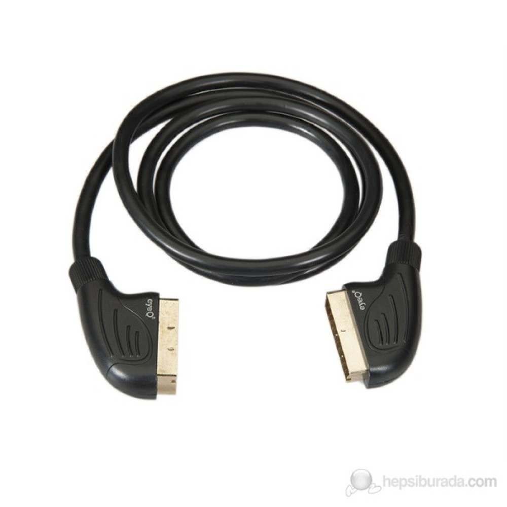eye-Q EQ-GS30M ALTIN KAPLAMA 3M SCART KABLO Ses Kablosu Fiyatı