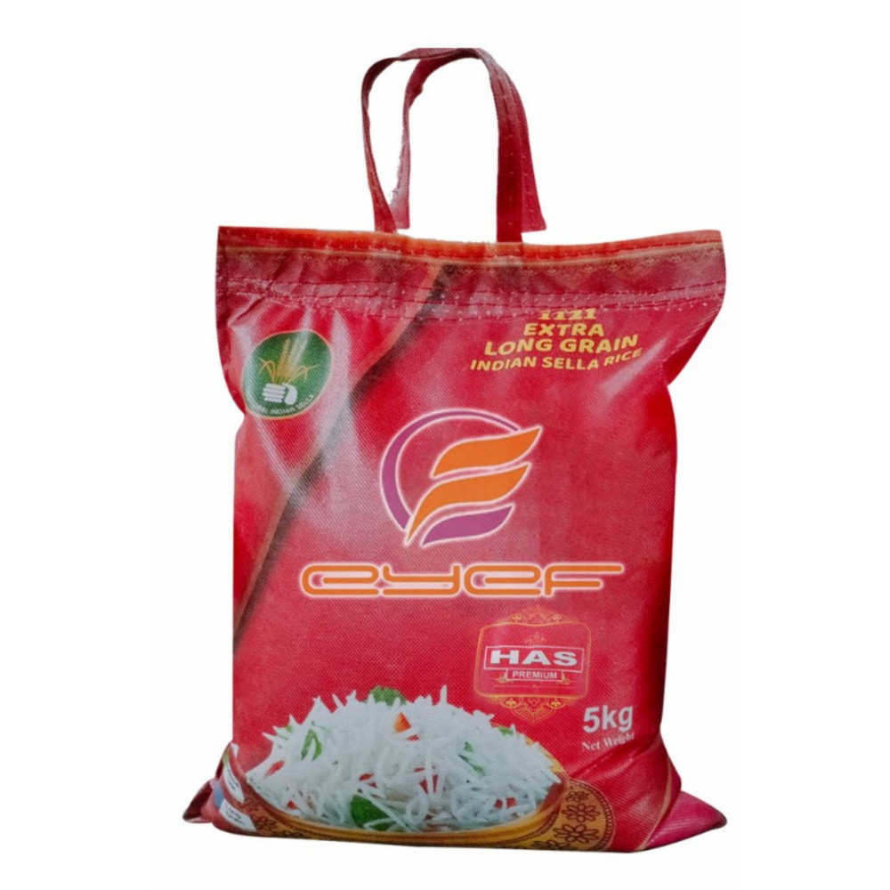 Eyef Has Premium Dolgun Uzun ve İri Taneli 1.Kalite G.İ Düşük Hint İran Basmati Pirinci (5 KG) Bakliyat Fiyatı