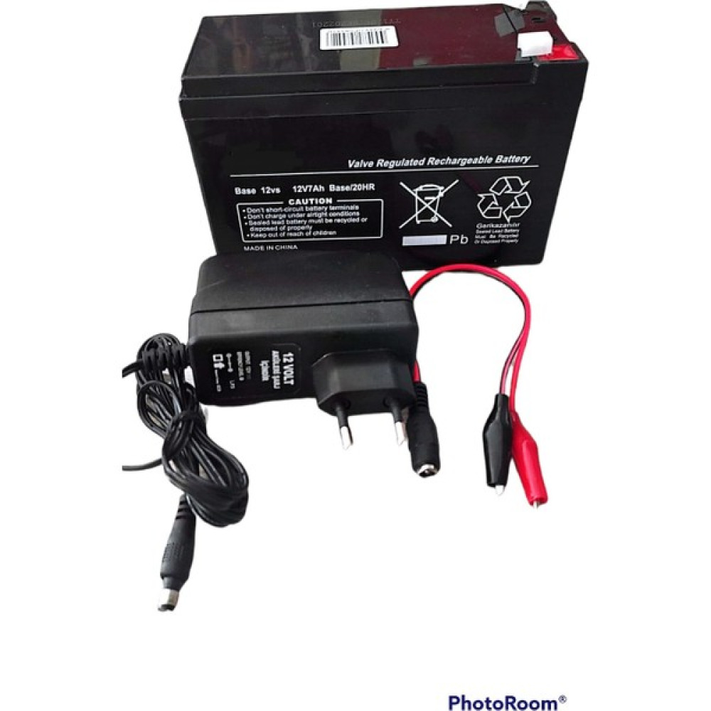 Eyepc 12 Volt 7 Amper Akü ve Akü Şarj Aleti Pilsan Akülü Oyuncak Araba Uyumlu Akü Şarz Seti Akü Şarj Edici Fiyatı