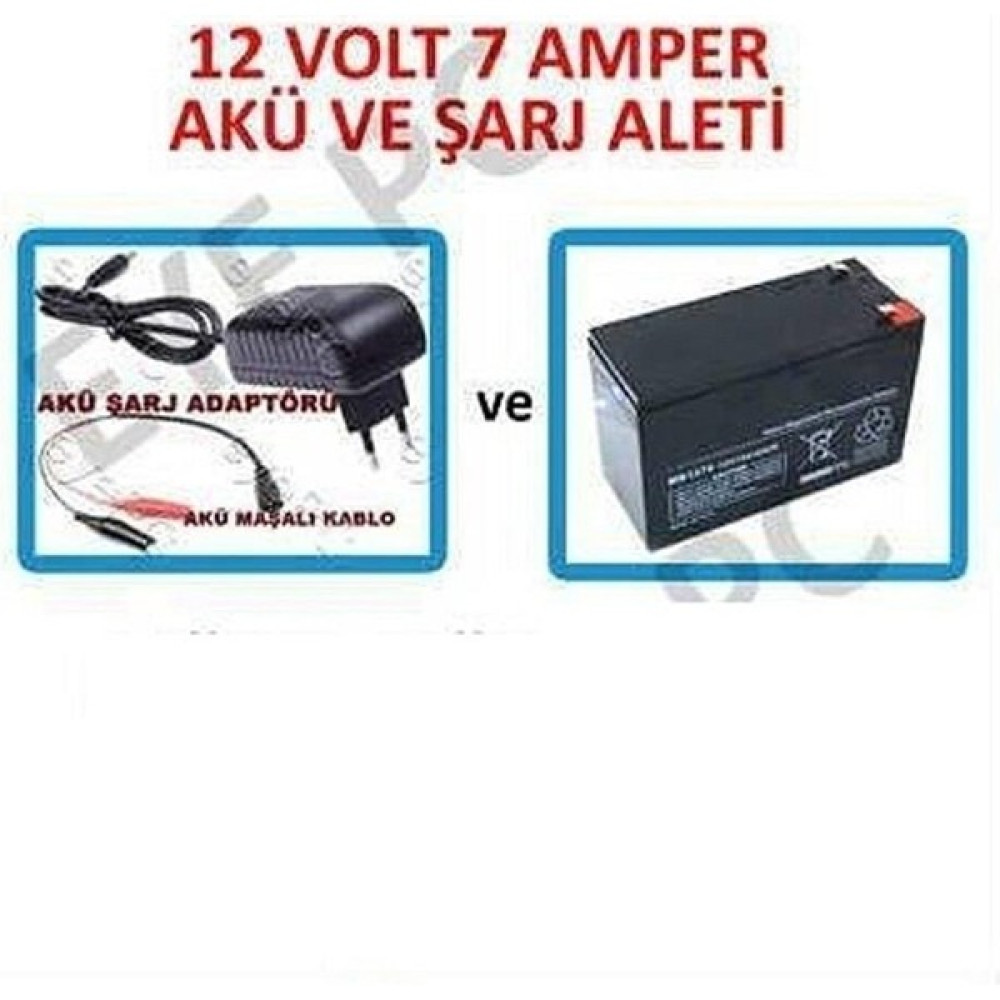 Eyepc BABY2GO Akülü Araba Uyumlu 12 Volt 7 Amper Akü Şarj Kiti Akü Fiyatı