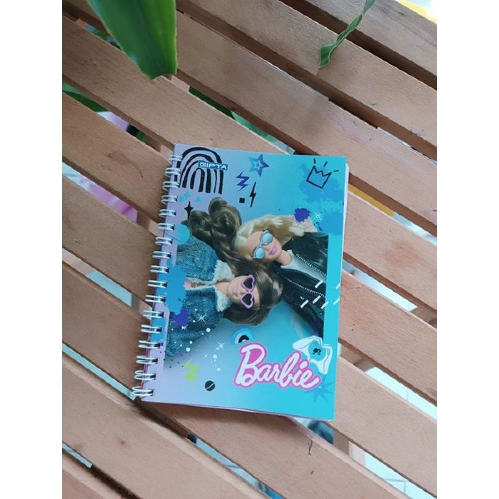 EyER Shoping Barbie Spiralli A6 Boy Defter - Mavi Not Defteri & Bloknot Fiyatı