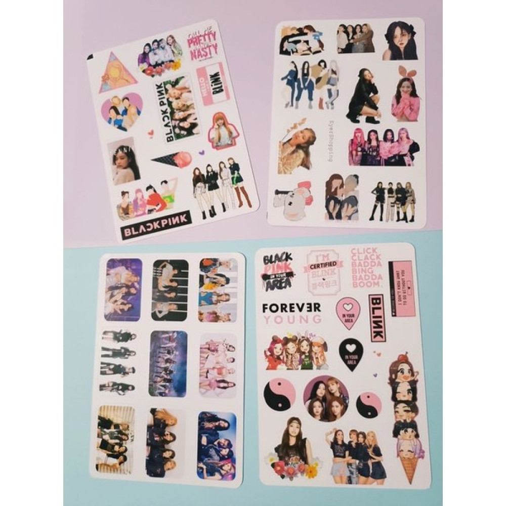 EyER Shoping Black Pink Etiket Sticker Set Sticker Fiyatı