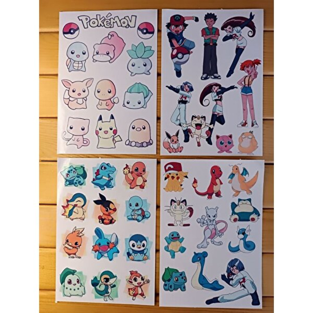EyER Shoping Pokemon Etiket Sticker Sticker Fiyatı