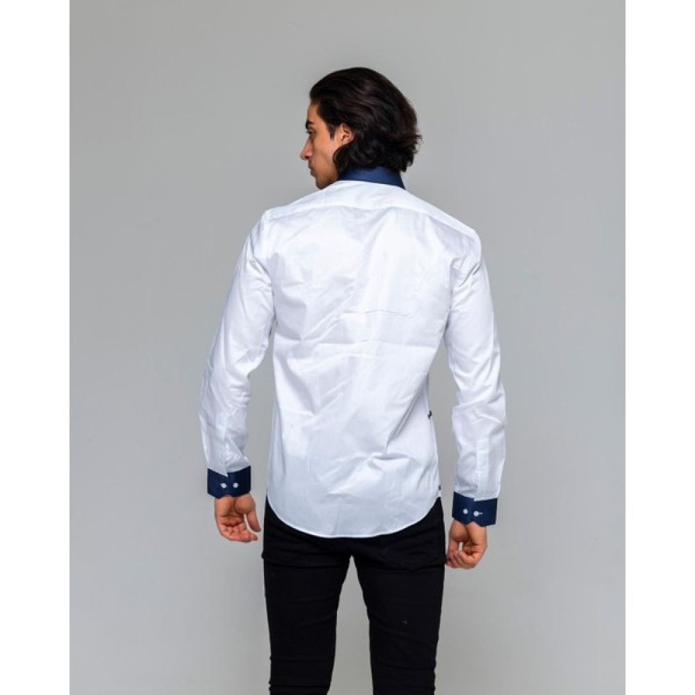 Eyes Men's Fashion Erkek Klasik Yaka Uzun Kol Baskılı Slim Fit Gömlek Erkek Gömlek Fiyatı
