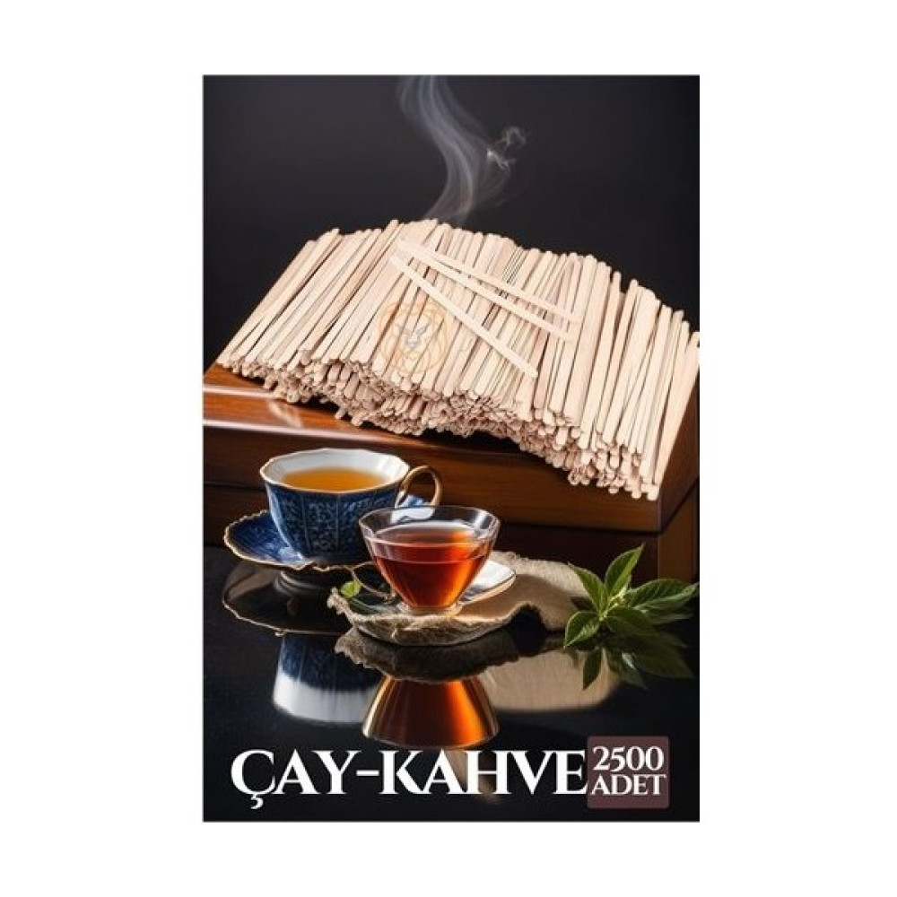 EYK Store Transformacion Ahşap Çay Kaşığı 2500 Adet 719425 - Renkli Çatal / Kaşık / Bıçak Takımları Fiyatı