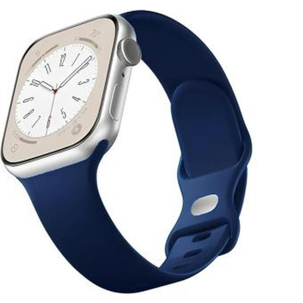Eyka Apple Watch Kordon Kayış 38-40-41 mm Uyumlu Silikon - Lacivert Giyilebilir Teknoloji Aksesuarları Fiyatı