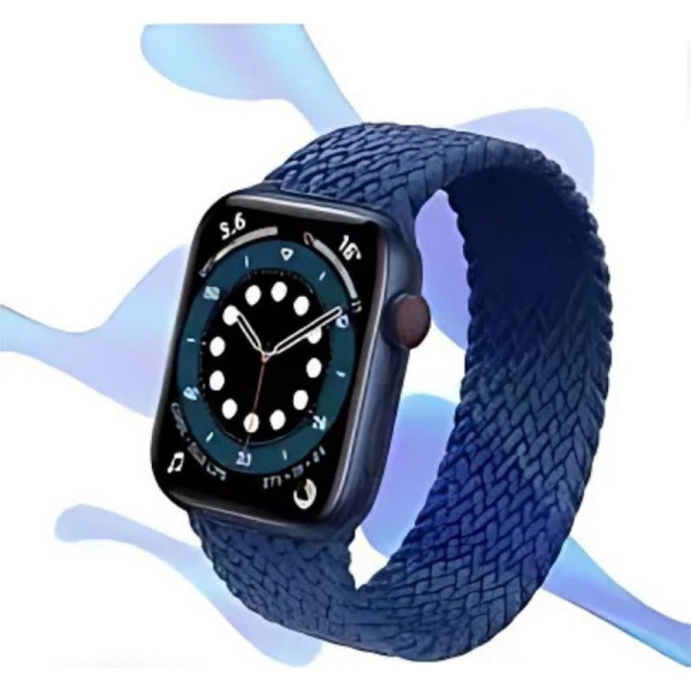 Eyka Apple Watch Örgü Hasır Kordon 38-40-41MM Uygun Elastik Spor Kordon Kayış - Lacivert Giyilebilir Teknoloji Aksesuarları Fiyatı