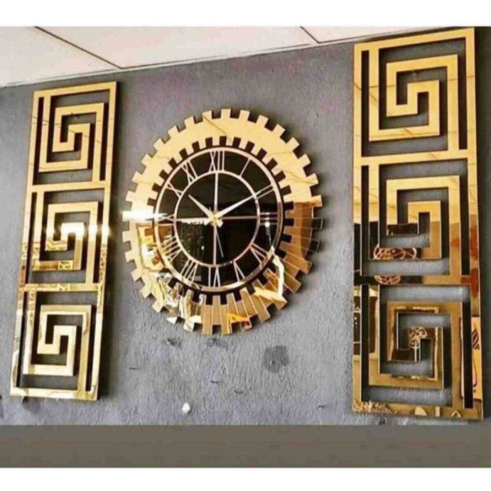 Eyka Store Xxl Avangart Dekoratif Duvar 3 Lü Set Dekoratif Saat Fiyatı