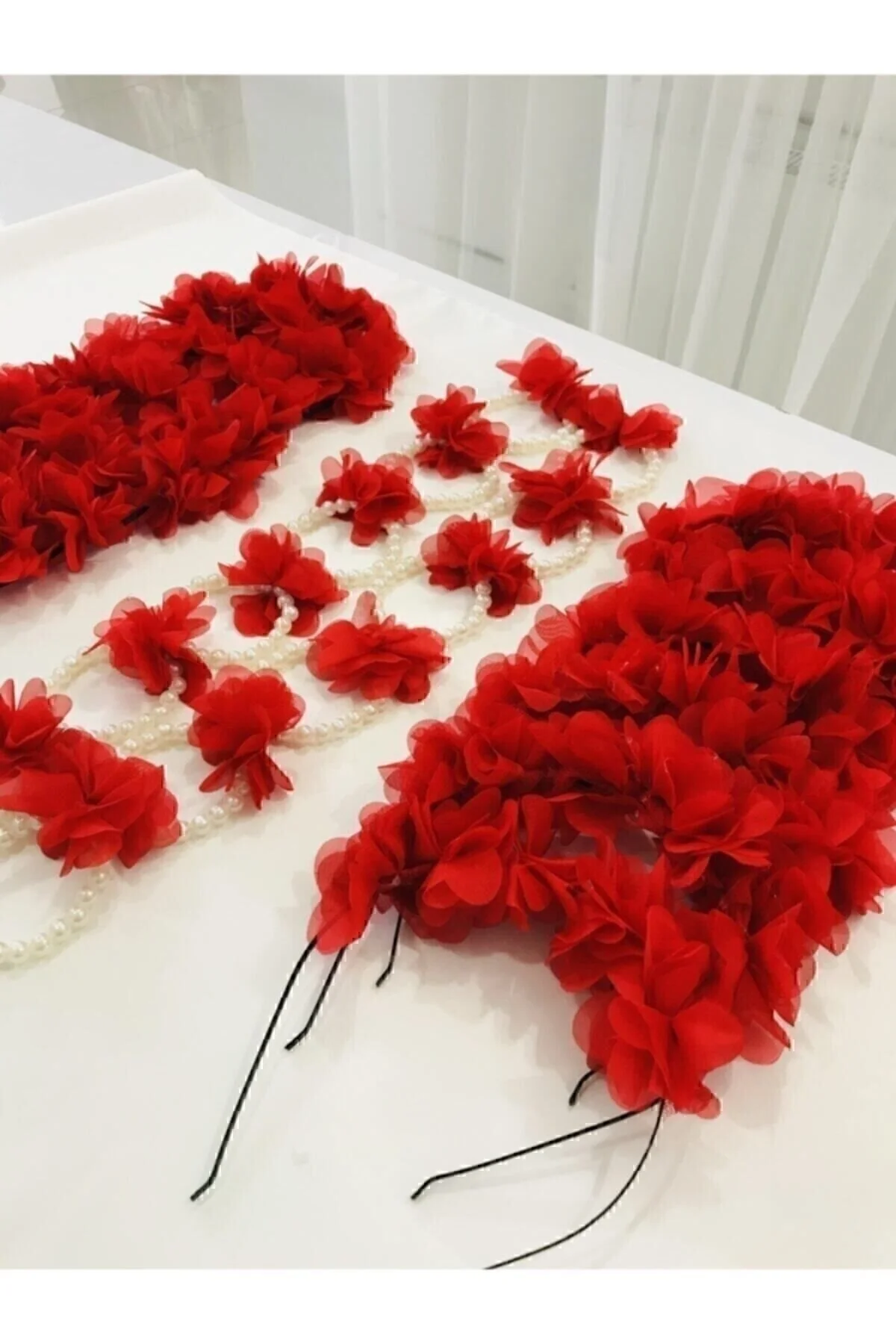 EYLÜlhome Nedime Bileklik Ve Nedime Taç Set (28 PARÇA)" Yaş Günü & Parti Fiyatı