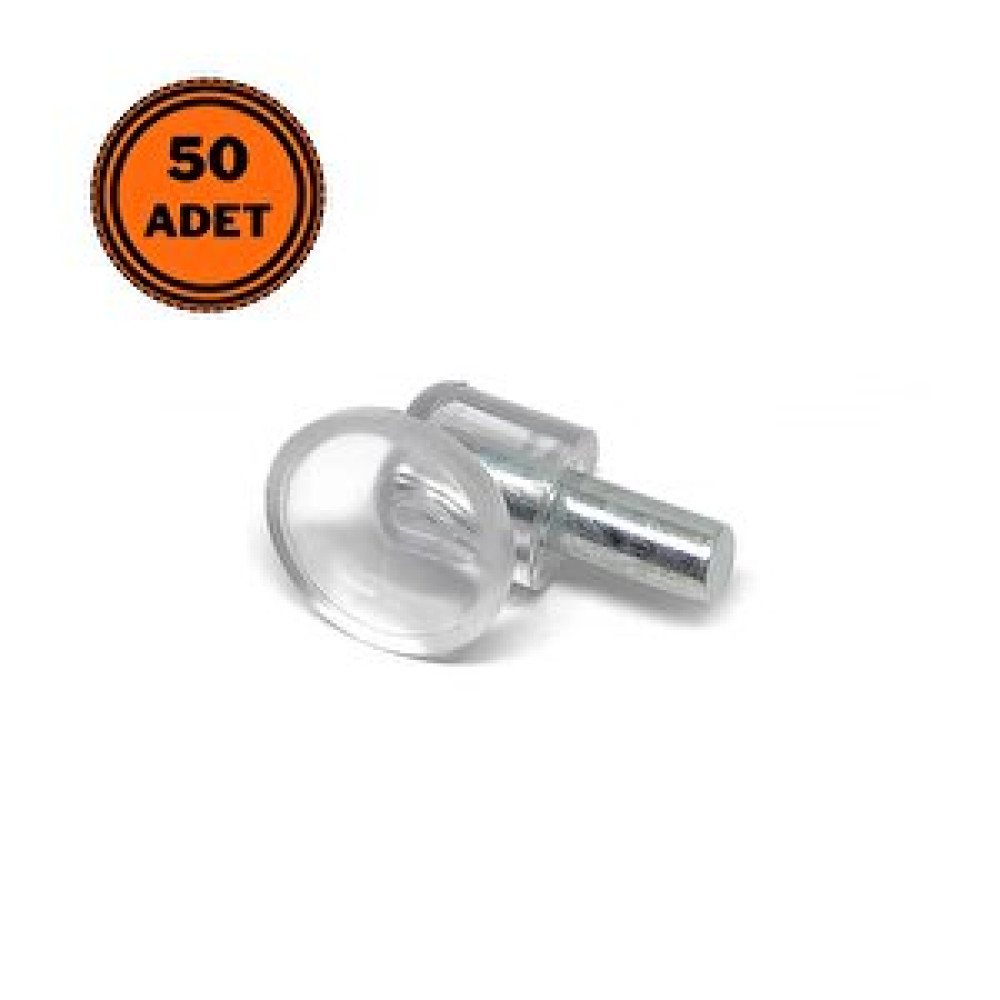 EYM 50 Adet Pvc Vantuzlu Raf Pimi 5 Mm Vida, Çivi, Somun Fiyatı