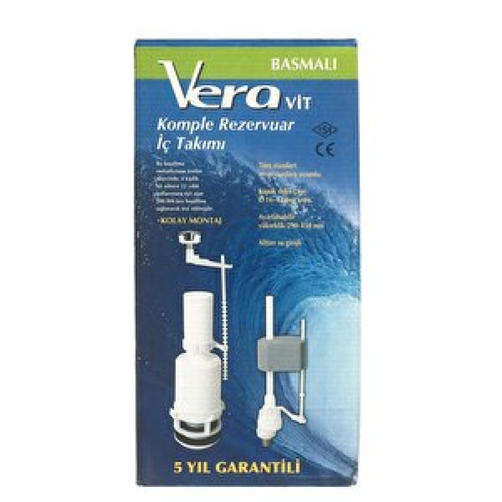 EYM Veravit Vera Basmalı Tek Kademeli Klozet Rezervuar İç Takım Rezervuar Fiyatı