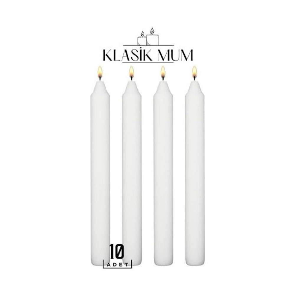 Eymoş Transformacion 10 Adet Klasik Mum Seti 718592 Şamdan Fiyatı