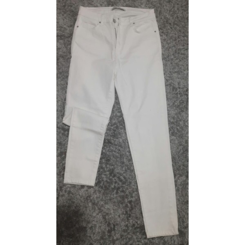 Eyna Shopping Beyaz Dar Paça Bayan Kot Pantolon Bayan Jeans / Kot Pantolon Fiyatı