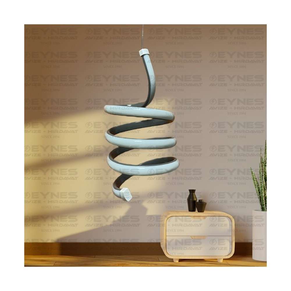 Eynes Avize Helezon Model LED Sarkıt Avize - Gri Avize Fiyatı