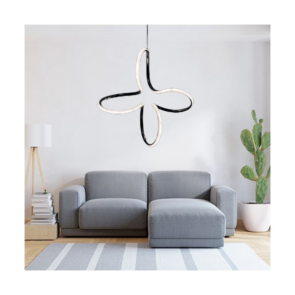 Eynes Avize Led Avize 3 Renk Mutfak - Antra/Hol - Oturma Odası - Salon - Yatak Odası - Çoçuk Odası Salkımbüyükboy - Krom Avize Fiyatı