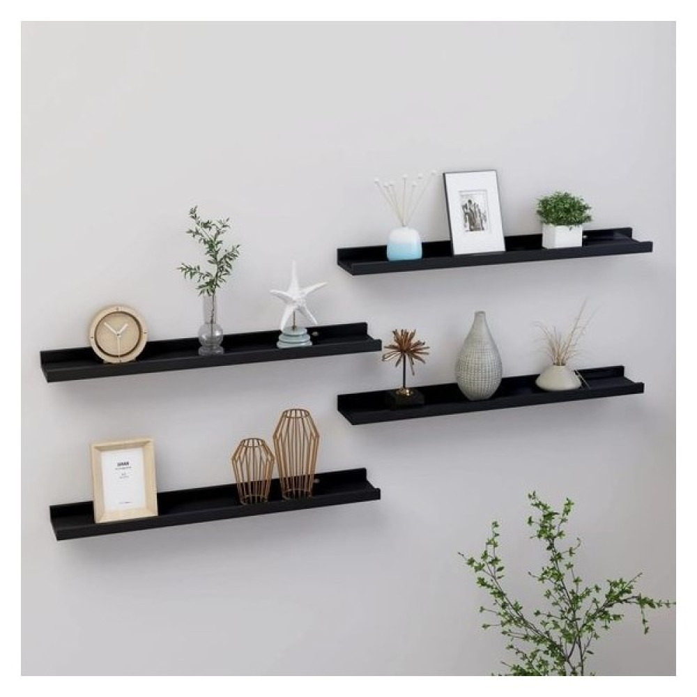 Eyp Design Home Dekoratif Metal Duvar Rafı - 40 Kitaplık - Duvar Rafı & CD / DVD Rafı Fiyatı