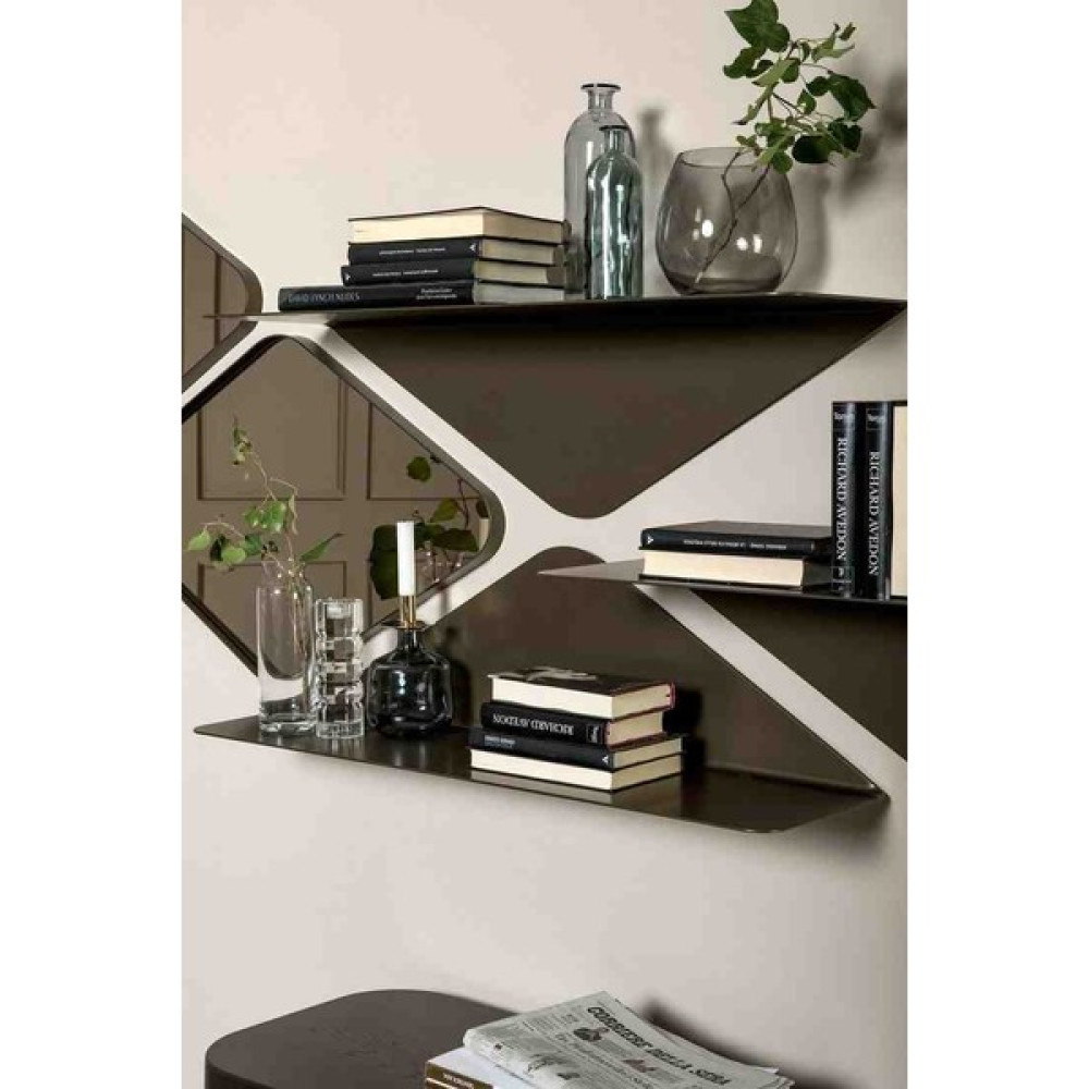 Eyp Design Home Dekoratif Metal Duvar Rafı 40 Cm Kitaplık - Duvar Rafı & CD / DVD Rafı Fiyatı