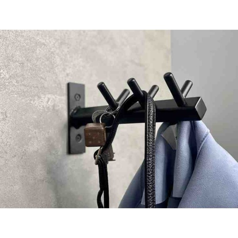 Eyp Design Home Metal Dekoratif Duvar Askılığı - Siyah Eşya Saklama / Düzenleme Fiyatı