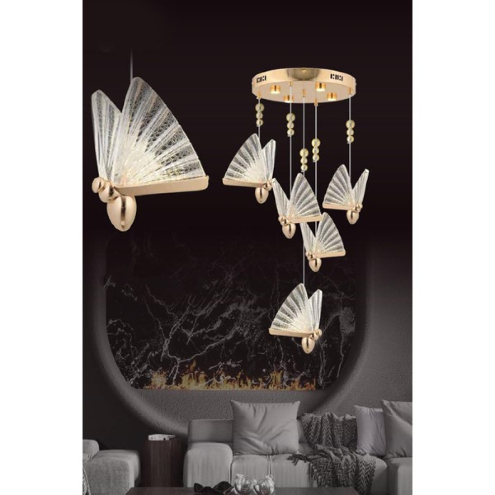 Eys 4W 5'li Gold Sarkıt LED Avize Avize Fiyatı