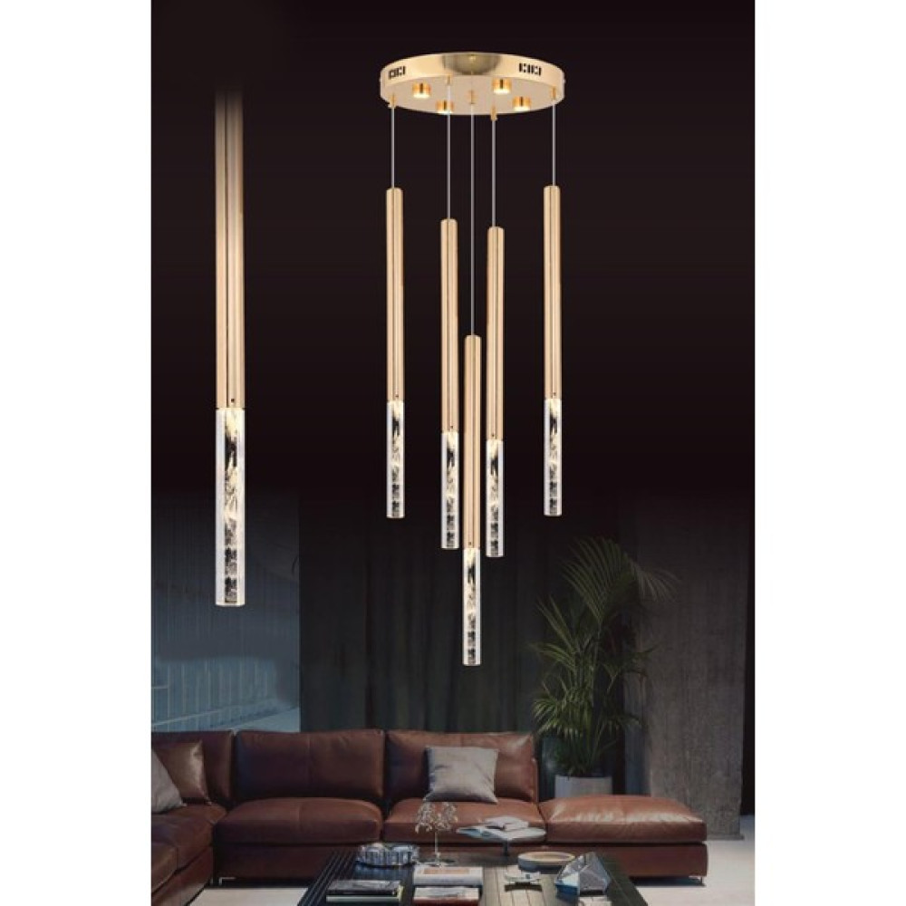 Eys 5W 5'li Gold Sarkıt LED Avize Avize Fiyatı