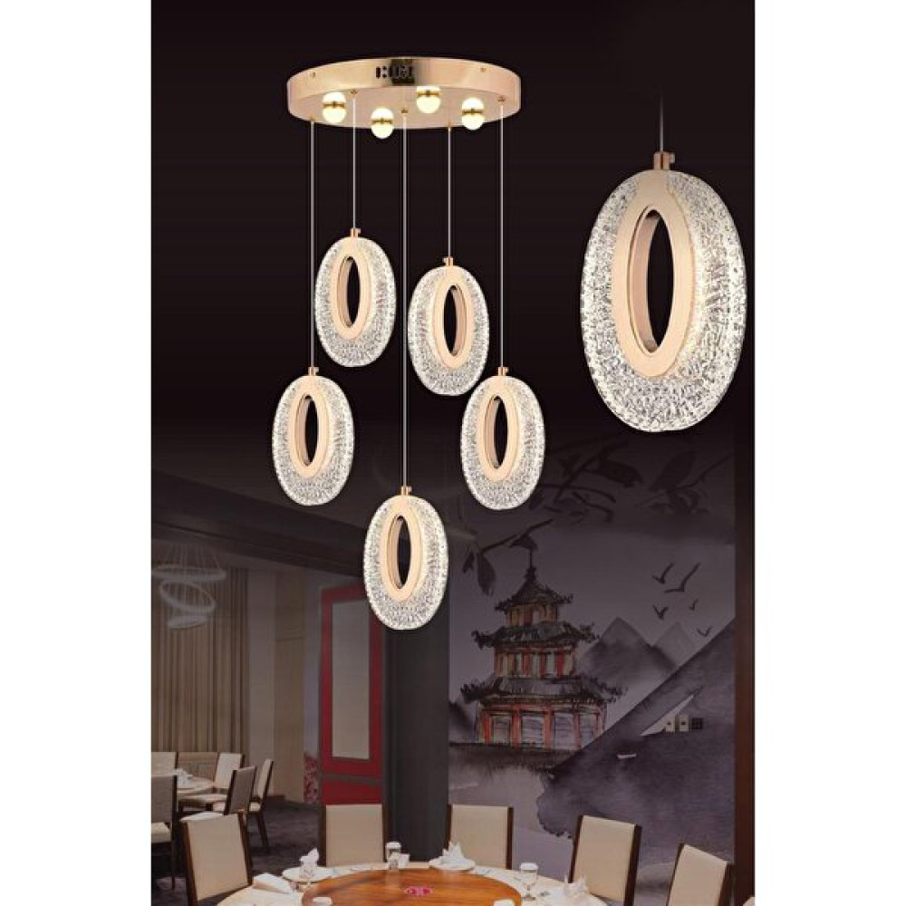 Eys 9W 5'li Gold Sarkıt LED Avize Avize Fiyatı
